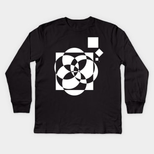 Geometric (Version 9) Kids Long Sleeve T-Shirt